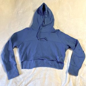 Gymshark Blue Crop Hoodie